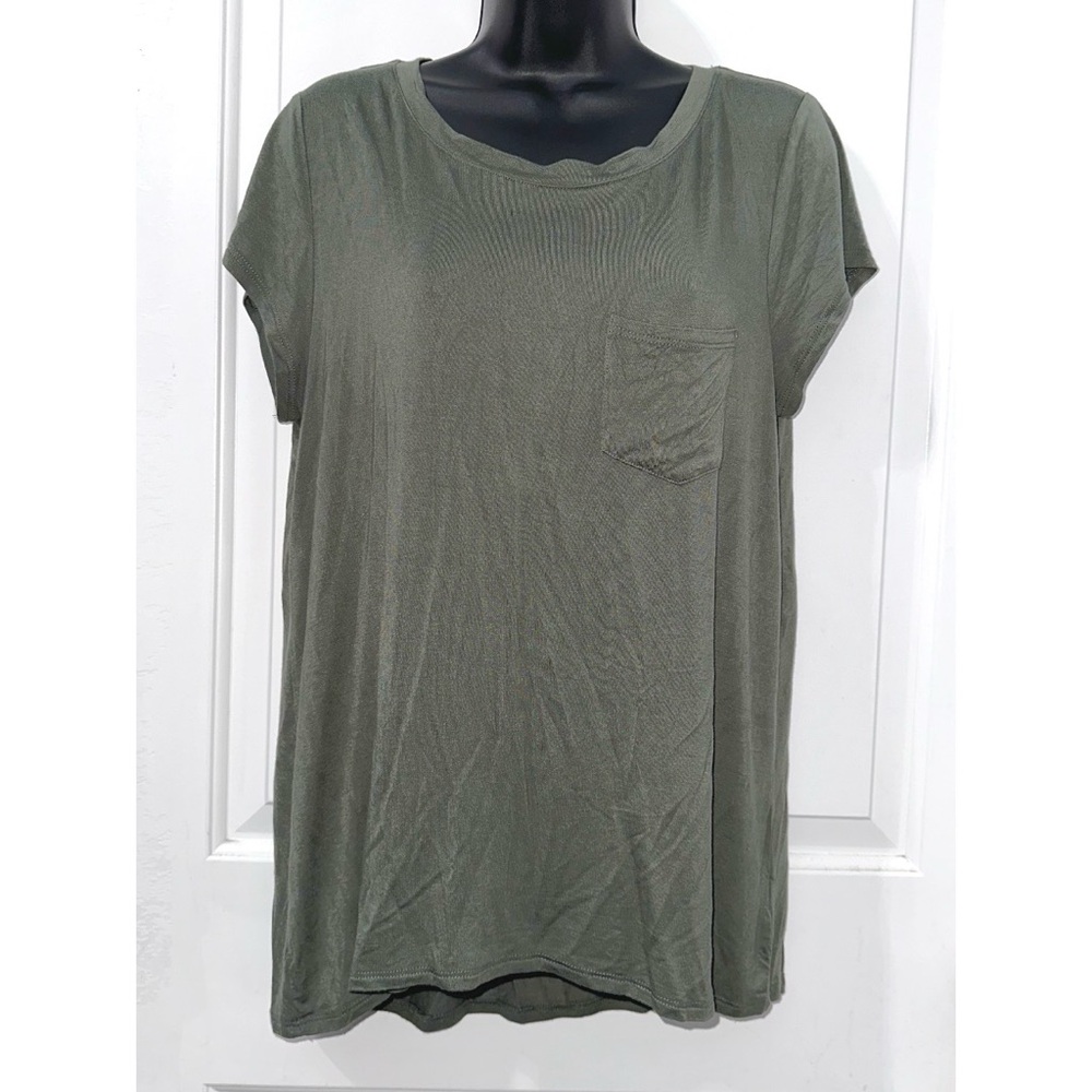 Cable & Gauge Green Front Pocket Comfort Tee